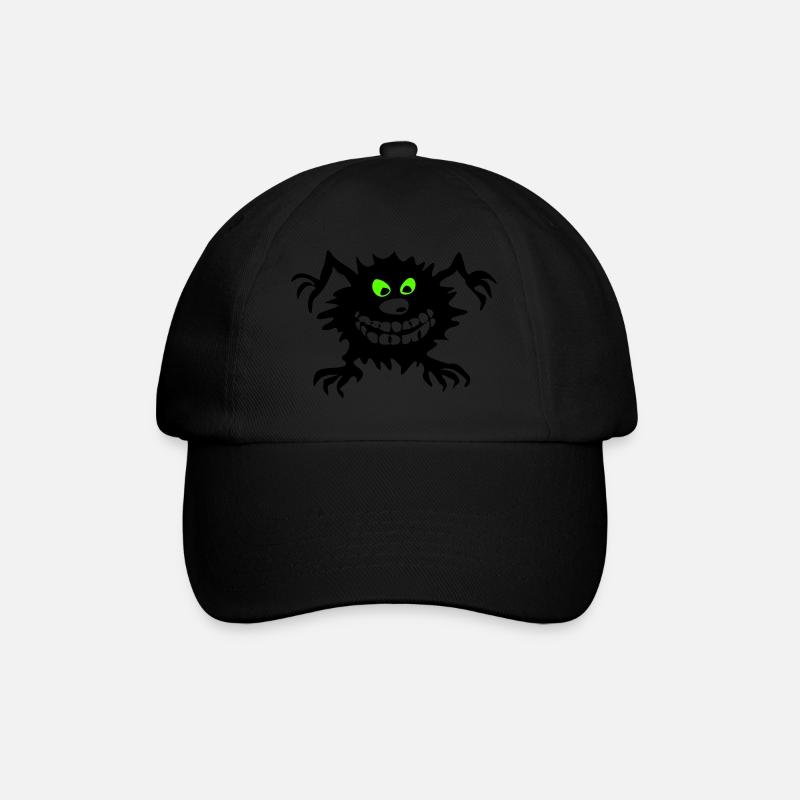 Monster - Eater - Baseballkappe - Schwarz/Schwarz