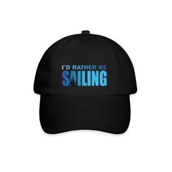 Je préfère naviguer - Casquette classique - noir/noir - Devant