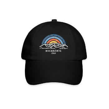 Hochkönig Tirol Trail Wandern Skigebiet Souvenir - Baseballkappe - Schwarz/Schwarz - Vorne