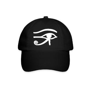 Ra's eye - Baseball Cap - black/black - Front