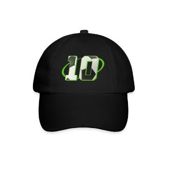 10 Birthday Soccer 10 Years Soccer Player - Baseball Cap - black/black - Front