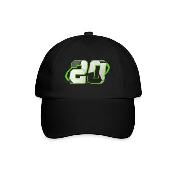 20 Birthday Soccer 20 Years Soccer Player - Baseball Cap - black/black - Front