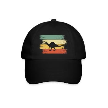 dinosaure - Casquette classique - noir/noir - Devant