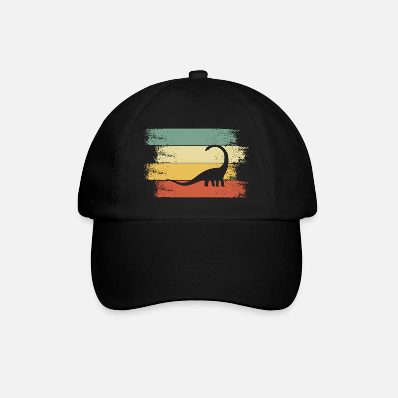 Dino - Baseballkappe - Schwarz/Schwarz