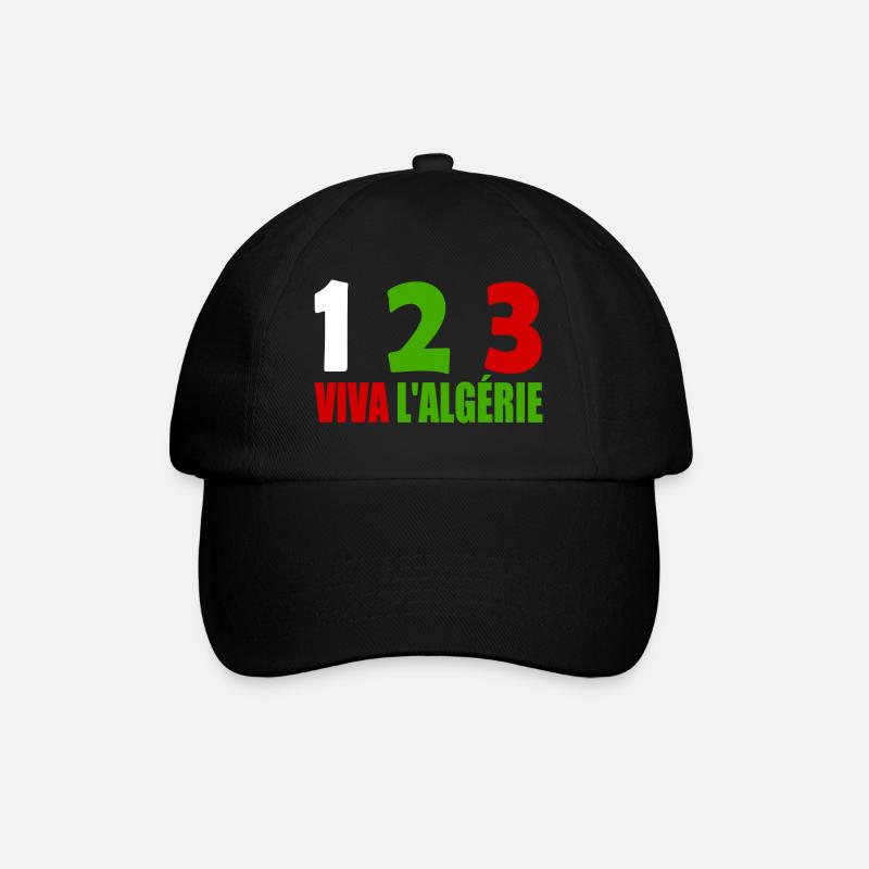 Algérie - Casquette classique - noir/noir