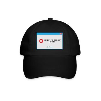 NSFW - Not Safe for Workers' Rights - Baseball Cap - black/black - Front