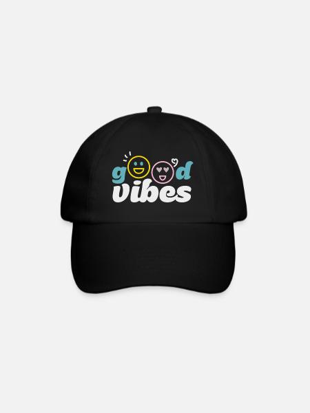 good_vibes - Casquette classique - noir/noir