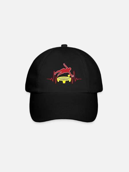 Spikeball Roundnet ECG couleurs de battement de cœur changeantes - Casquette classique - noir/noir