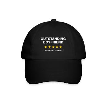 Outstanding Boyfriend - Baseball Cap - black/black - Front