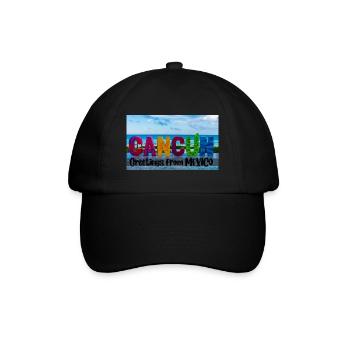 Salutations du Mexique . Cancun - Casquette classique - noir/noir - Devant