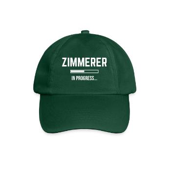Carpenter In Progress - Baseball Cap - bottle green - Front