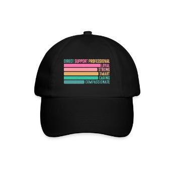 Direct Support Professional - Baseball Cap - black/black - Front