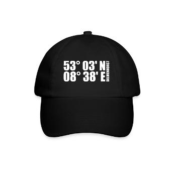 Coordonnées de Delmenhorst - Casquette classique - noir/noir - Devant