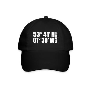 Coordonnées de Wakefield - Casquette classique - noir/noir - Devant