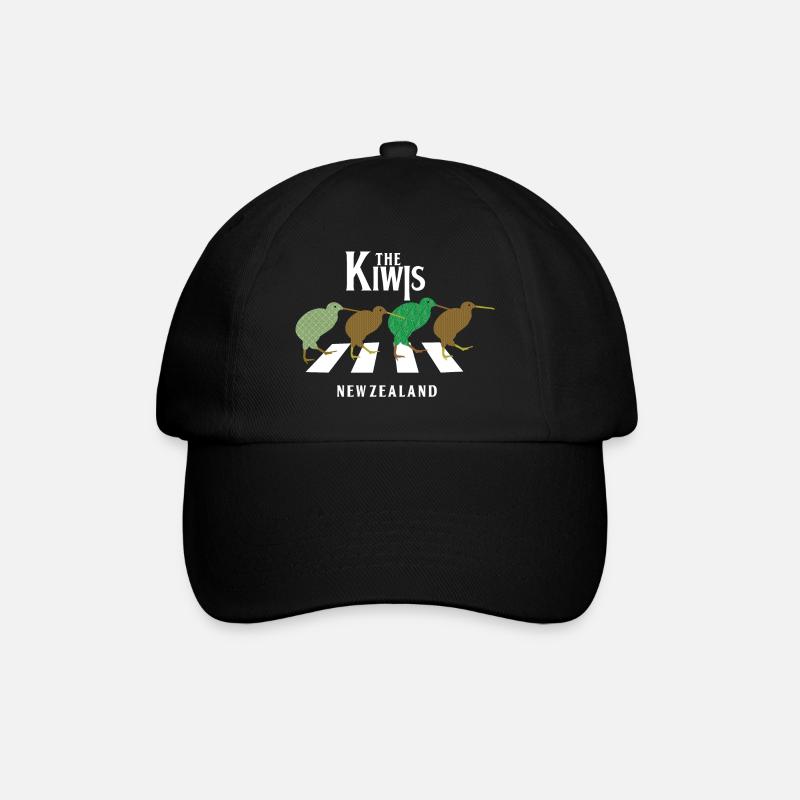 The Kiwis - Baseballkappe - Schwarz/Schwarz