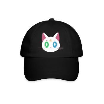 Chat drôle - Casquette classique - noir/noir - Devant