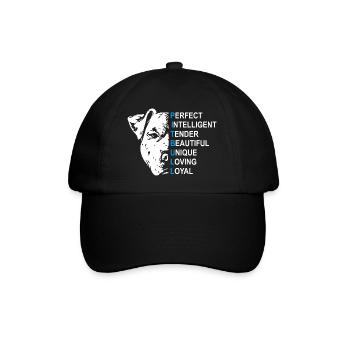 Pitbull - Baseball Cap - black/black - Front