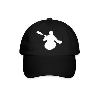 Kajak - Baseballkappe - Schwarz/Schwarz - Vorne