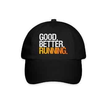 Running - Baseball Cap - black/black - Front