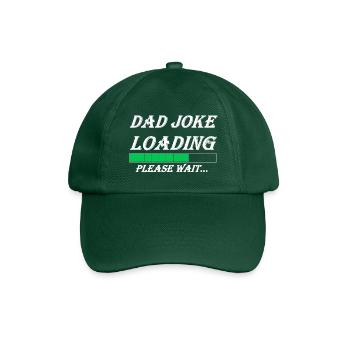 DAD JOKE LOADING - Baseballkappe - Flaschengrün - Vorne