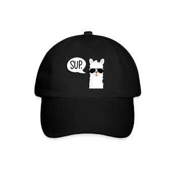 Lama lama alpaga - Casquette classique - noir/noir - Devant