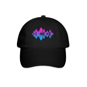 Son de la nature (coucher de soleil) - Casquette classique - noir/noir - Devant