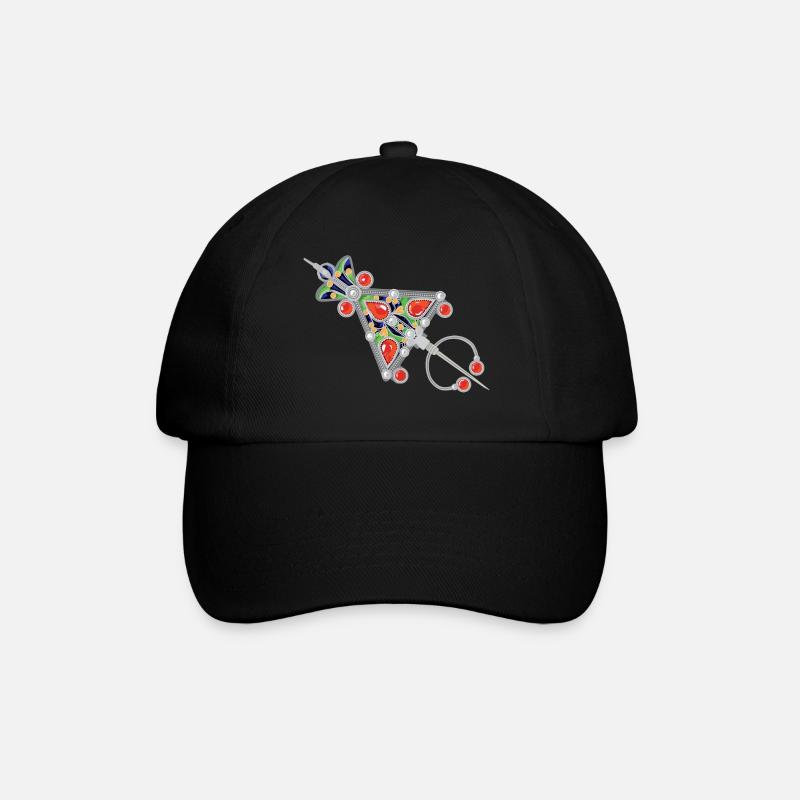 Bijoux kabyle - Casquette classique - noir/noir