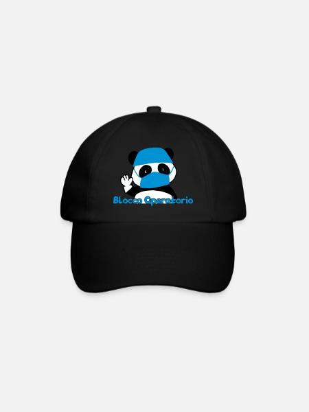 Panda Operating Block - Baseball Cap - black/black