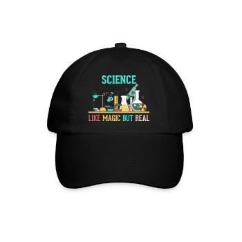 SCIENCE - LIKE MAGIC BUT REAL - Baseballkappe - Schwarz/Schwarz - Vorne