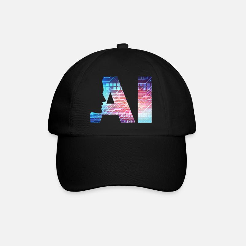intelligence artificielle - Casquette classique - noir/noir