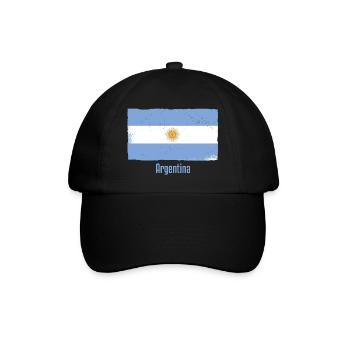 From Argentina - Baseballkappe - Schwarz/Schwarz - Vorne