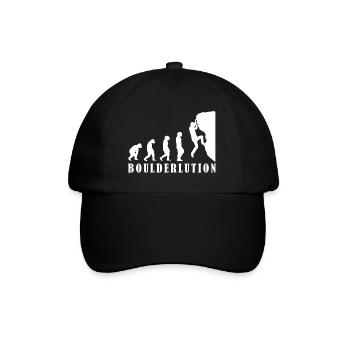 Bouldern Escalade Évolution alpiniste cadeau - Casquette classique - noir/noir - Devant