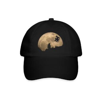 Saut en fauteuil roulant WCMX ET vers la lune * - Casquette classique - noir/noir - Devant