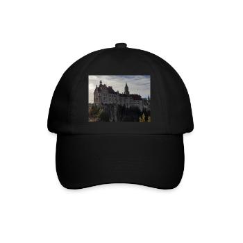 Schloss Sigmaringen - Baseballkappe - Schwarz/Schwarz - Vorne