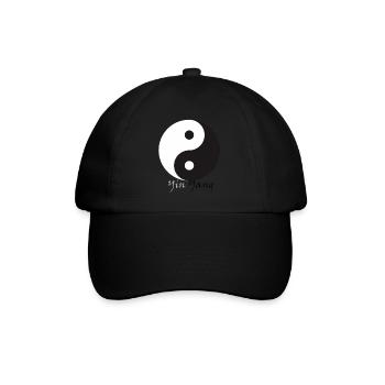 yin yang - Casquette classique - noir/noir - Devant