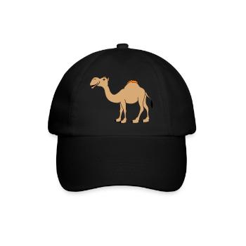 Camel - Baseball Cap - black/black - Front