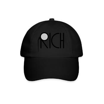 Riche millionnaire Monokel - Casquette classique - noir/noir - Devant