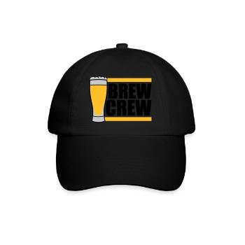 Beer Glass Brew Crew disant - Casquette classique - noir/noir - Devant