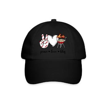 Barbecue Peace Love - Casquette classique - noir/noir - Devant