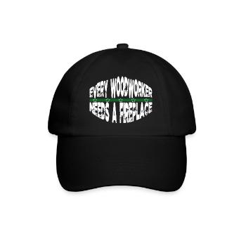 blague sabrina charpentier tshirts - Casquette classique - noir/noir - Devant