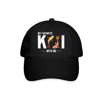 Vintage Mon KOI préféré avec moi Génial - Casquette classique - noir/noir - Devant