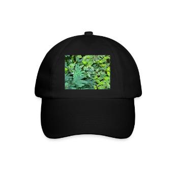 Tropical Plant Arrangement - Baseballkappe - Schwarz/Schwarz - Vorne