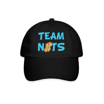 Gender Reveal Team Nuts Announcement Baby Shower - Casquette classique - noir/noir - Devant