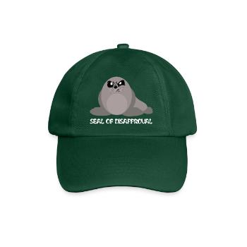 Seal of Disapproval - Seehund - Baseballkappe - Flaschengrün - Vorne