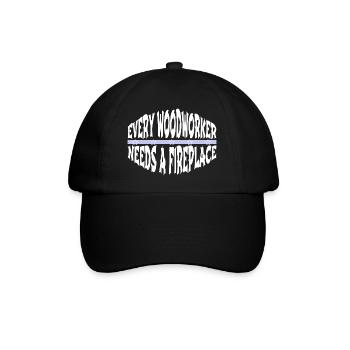 charpentier fille tshirts drôles citation blagues - Casquette classique - noir/noir - Devant