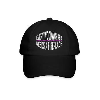 statement carpenter jokes funny sayings - Baseball Cap - black/black - Front