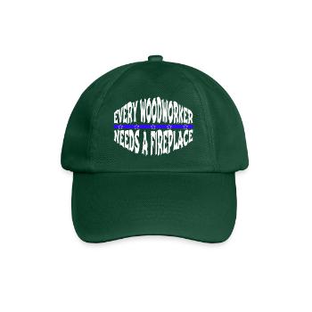 Cutter arboriculture t-shirts de charpentier - Casquette classique - vert bouteille - Devant
