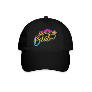 Bride bride wedding stag party bridesmaid party stag party - Baseball Cap - black/black - Front