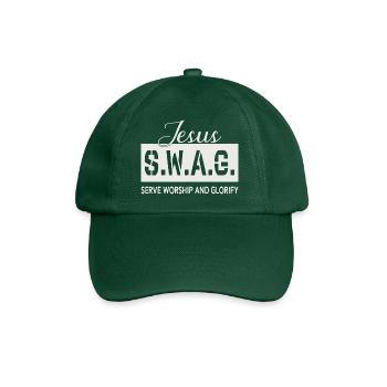 Jésus Swag - Casquette classique - vert bouteille - Devant