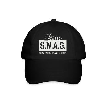 Jesus Swag - Baseball Cap - black/black - Front